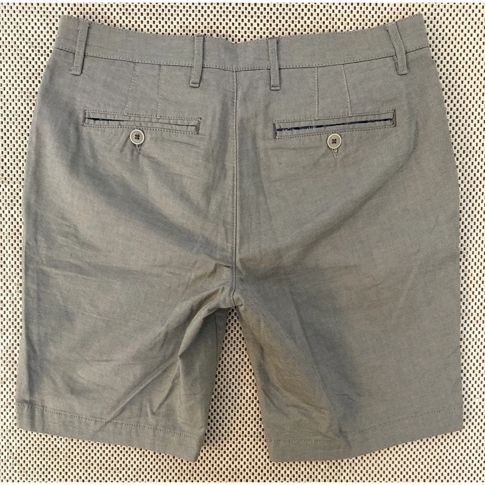 Ted Baker Mens Casual Golf Chino Stretch Shorts Size 32 Flat Front 19 In Length